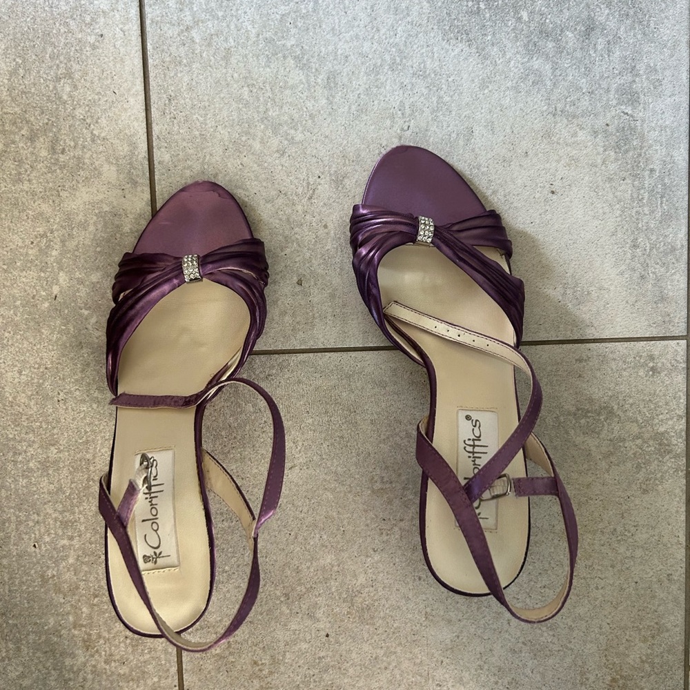 Lavender heels